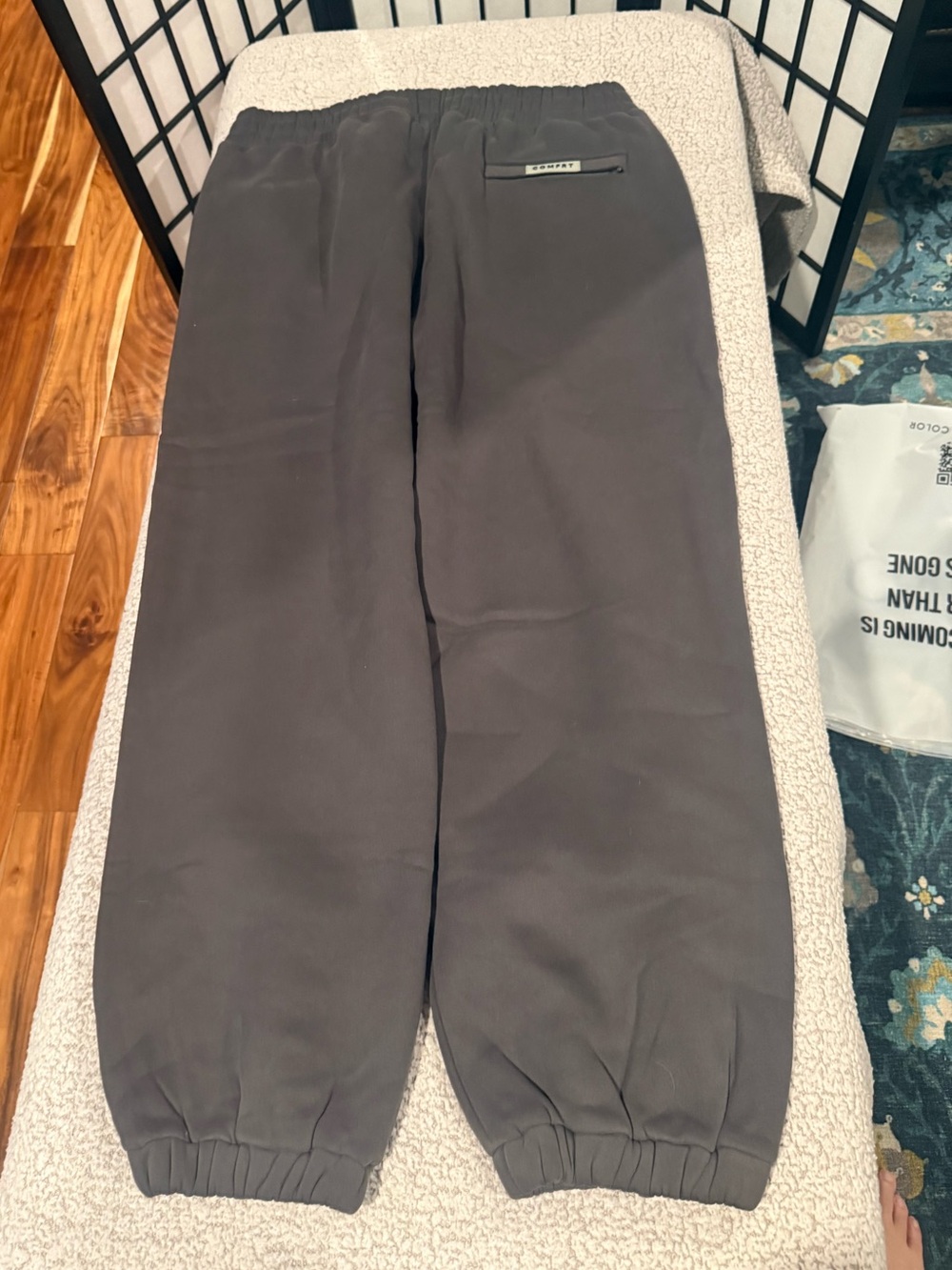 Comfrt Sweatpants Joggers Gray Size 2XL NWT Elastic Waist Lounge Athleisure‎